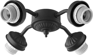 Accessory - 10 Inch 36W 4 LED Ceiling Fan Light Kit-Noir Finish Light Kit Quorum - Picture 1 of 1