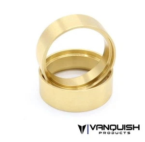 NUEVO Vanqusih VPS05253 1.9 Latón 0.8" Anillos de Abrazadera de Rueda (Par) - Imagen 1 de 2