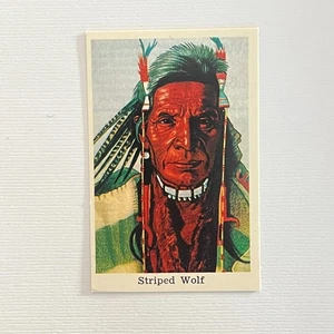 1968 Dutch Gum Unnumbered Western Set Hövding Striped Wolf - Picture 1 of 2