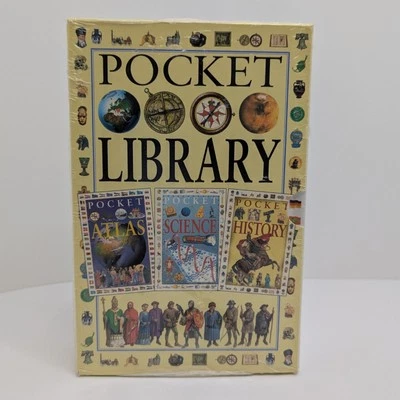 Pocket Library Set of 3 Hardcover Educational Books Pocket Science History Atlas - Image 1 of 4
