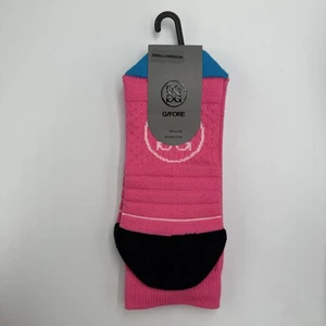Calzino G/FORE Pray For Birdies Crew - Knockout Pink - Uomo S/M - **NUOVO** - Foto 1 di 8
