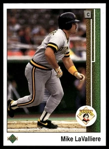 1989 Upper Deck #417 Mike LaValliere - Picture 1 of 2