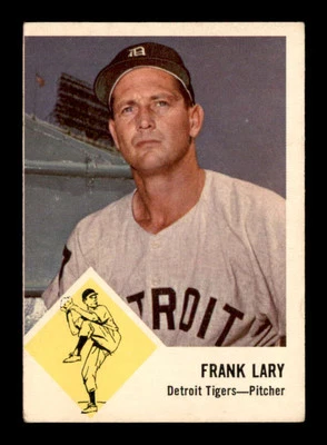 1963 Fleer #14 Frank Lary  VG/VGEX X2679387 - Image 1 of 3