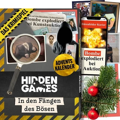 Hidden Games - Rätsel-Adventskalender - Special Edition - Detektivspiel - Bild 1 von 4