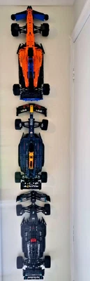 Wall mount bracket  4 Pack for LEGO Technic F1 Ferrari Red Bull Mercedes Mclaren - Image 1 of 4