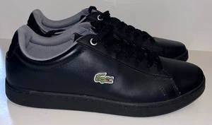 Sneaker uomo Lacoste Hydez 119 1 P SMA pelle nero e argento moda 9,5 - Foto 1 di 6