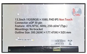 A+ 13.3" FHD LCD Screen for HP EliteBook 830 G6 830 G8 830 G7 835 G7 Non-Touch - Picture 1 of 8