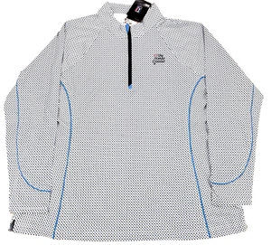Pullover de golf Peter Millar 1/4 cremallera para mujer XL azul rendimiento UPF50 LF21EK07 NUEVO CON ETIQUETAS - Imagen 1 de 12