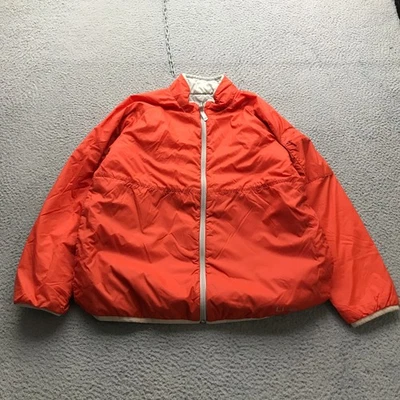 LL Bean Primaloft Chaqueta Ligera Puffer Reversible Niños Jóvenes Mediana Naranja Foto 1 de 4