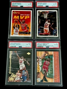 Michael Jordan Chicago Bulls 4x PSA 6 Lot - Picture 1 of 2