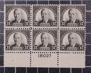 Bloque de placa Wilson Scott 623 17 centavos parte inferior MNH #18027 SCV $325,00 - Imagen 1 de 2