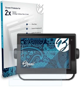 Bruni 2x Película Protectora para Garmin GPSMap 1222xsv Plus 12 Inch - Imagen 1 de 4