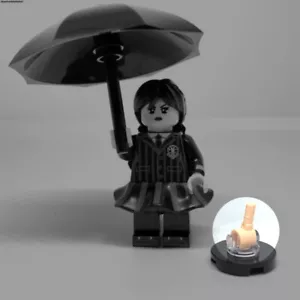 CUSTOM PRINTED REPLACEMENT THING T. THING FOR WEDNESDAY ADDAMS LEGO MINIFIGURE - Picture 1 of 9