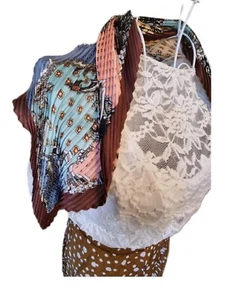 Vintage Colourful Paisley Headscarf - Picture 1 of 5