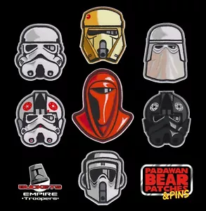 Star Wars ""Cubos"" Serie Troopers of the EMPIRE casco parches bordados - Imagen 1 de 28