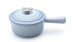 Le Creuset Baby Saucepan 16cm Coastal Bluel 1L 6.30 x 3.54 inch - EXPRESS - Picture 1 of 4