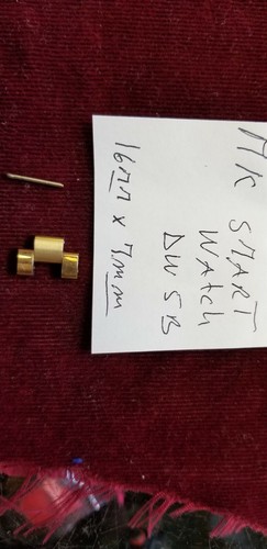 MICHAEL KORS 1 MK MODELLO MK DW5B SMARTWATCH 16 MM x 7 mm orologio collegamenti TONO ORO ADATTO AD ALTRI