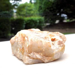 Cuarzo crudo trozo grande piedra natural sabueso de roca curación lapidario región de Piamonte - Imagen 1 de 9