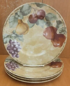 PTS / 222 Fifth CORTLAND Dinner plate set of 4, 10 5/8", Stoneware, Very good - Picture 1 of 10