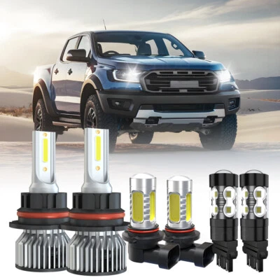 Faro LED + luz antiniebla + bombillas intermitente para Ford F550 Super Duty 2001-2004 Foto 1 de 4
