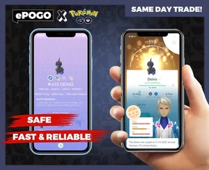 Deino Pokémon Go Trade | RARO Pokémon COMERCIO EL MISMO DÍA 20.000 STARDUST ✅ - Imagen 1 de 3