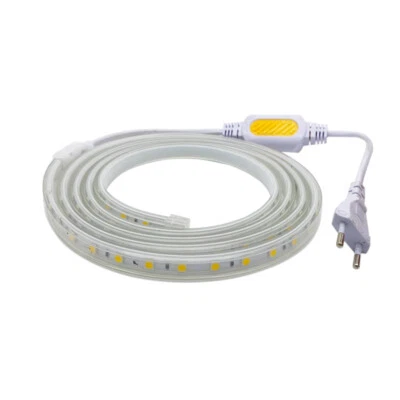 Striscia Led Al Metro 220v 5050 Ip65 60led/M 7w/M S36 Silamp - Immagine 1 di 4