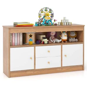 Kids Toy Storage Organiser Children Floor Cabinet Bookshelf for Playroom Nursery - Picture 1 of 19