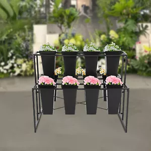 12 Pcs Flower Buckets Flower Display Stand for In/Outdoor Florist Garden Modern - Picture 1 of 20