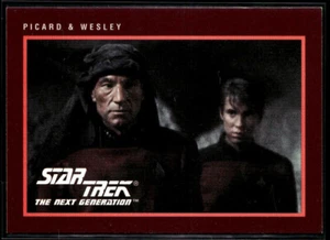 1991 Impel Star Trek 25th Anniversary #278 Picard and Wesley - Picture 1 of 2