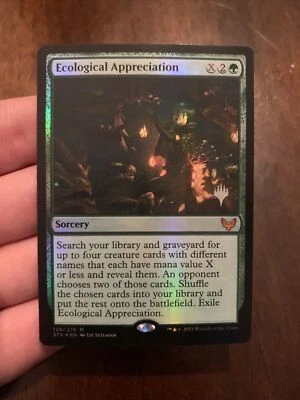 MTG Ecological Appreciation Strixhaven: School of Mages 128/275 Foil Promo - Image 1 of 4