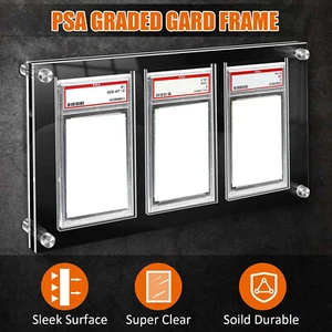 Acryl 35Pt Sammelkartenrahmen Wandhalterung für PSA für Sport Star Kartendisplay - Bild 1 von 12