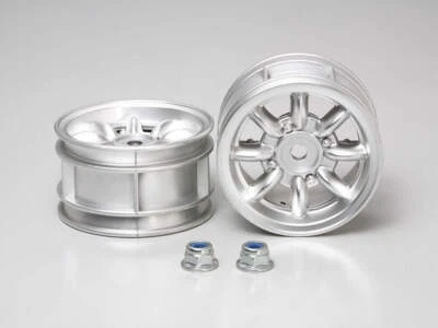 Tamiya 50676 M-Chassis 8-Spoke Wheels 2 Pcs. (Plated), M01/M03/M05/M06/M07/M08 - Image 1 of 3