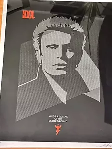 Billy Idol Obey Giant print, Kings and queens of the underground - Picture 1 of 2