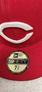 New Era Cincinnati Reds Fitted Hat MLB Official 1990 World Series Pin Green UV - Picture 1 of 6
