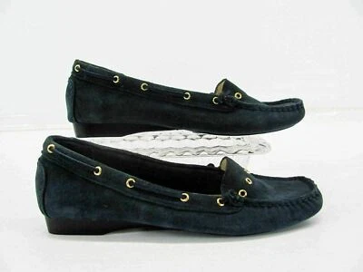 Michael Michael Kors Mujer Zapato Ámbar Talla 6M Azul Mocasín Mocasín Usado qp Foto 1 de 4