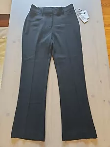 1.State Womens Black High Waist Straight Leg Dress Pants Trousers 0 Sugar Plum - Picture 1 of 11
