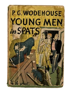 VTG PG WODEHOUSE YOUNG MEN IN SPATS HCDJ 1936 DOUBLEDAY DORAN & CO  NEW YORK USA - Picture 1 of 8