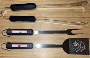 New York Yankees MLB 3 Piece Grill BBQ Tailgate Set Motorhead Tailgaters - Picture 1 of 7