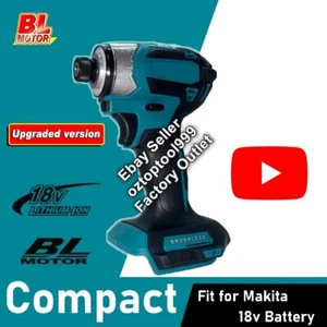 620 Nm Brushless Compact Cordless Impact Driver Screwdriver For Makita Battery - Picture 1 of 13