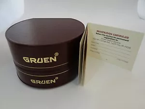 Gruen Watch Box Vintage 1980's - Picture 1 of 5