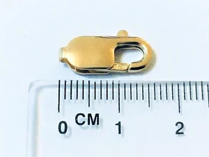 9ct Yellow 16mm Lobster Claw Trigger Clasp Jewellery Findings 375 - Picture 1 of 1