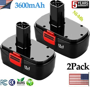 19.2 Volt Replacement Battery For Craftsman C3 DieHard 130279005 Cordless Drill  - Picture 1 of 12
