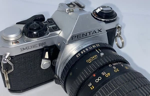 Vintage Pentax ME Super 35MM Film Camera Osawa 35-105mm Lens In Great Condition - Picture 1 of 7