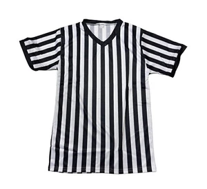 Cosplay Wrestling Referee Fancy Dress Costume Roleplay T-Shirt ( Adult & Child ) - Picture 1 of 1