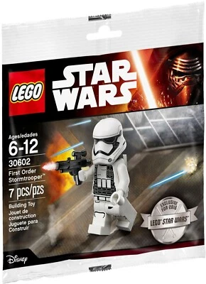 Lego STAR WARS First Order Stormtrooper Polybag 30602 BRAND NEW SEALED - Image 1 of 2