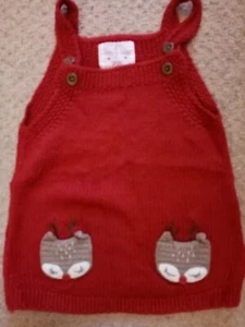Baby Girl Warm Dress 9-12mths - Picture 1 of 6
