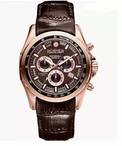 NEW RARE Roamer Rockshell Mark III Chrono 220837496502 IN BOX WITH TAGS - Picture 1 of 4