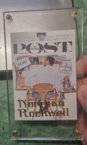 1995 Comic Images Norman Rockwell Gold Signature Trading Card Mint - Bild 1 von 2