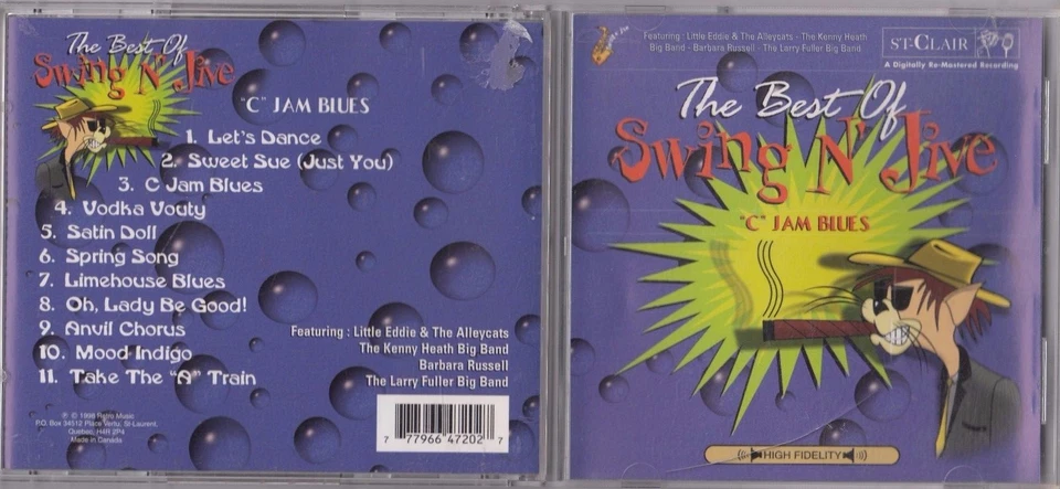 THE BEST OF SWING N JIVE CD 1998  - Image 1 of 1