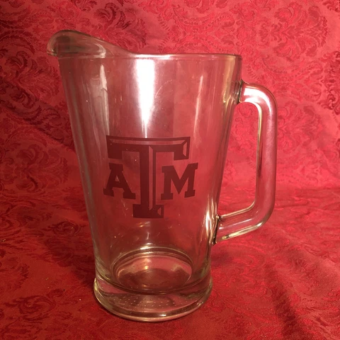 Glass Beer Pitcher Texas A&M Aggies Cover